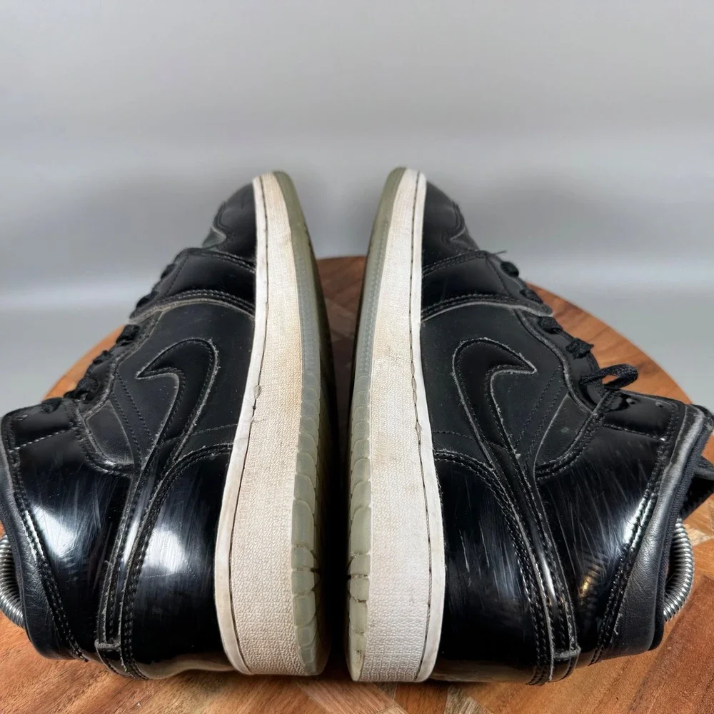 Nike Air Jordan 1 Mid Black Action Grape Patent Leather DV1337-004 Youth 5.5Y/W7